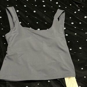 NWT Fabletics oasis Twist Back Built in Bra Tank Size Large